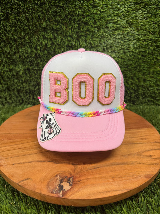 Girls Boo hat with Chain