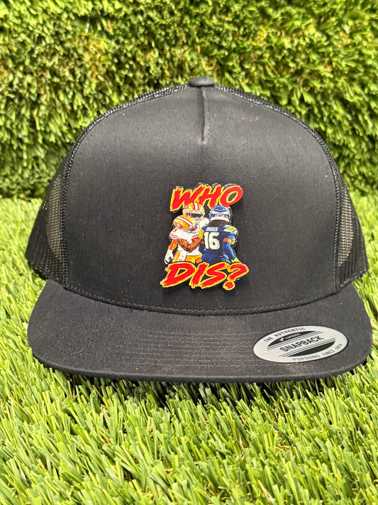 WHO DIS?! Mike Evans & Trevon Diggs Football Meme Hat