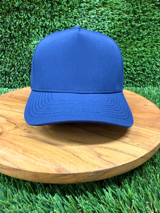 Blank Blue Water Resistant Performance hat