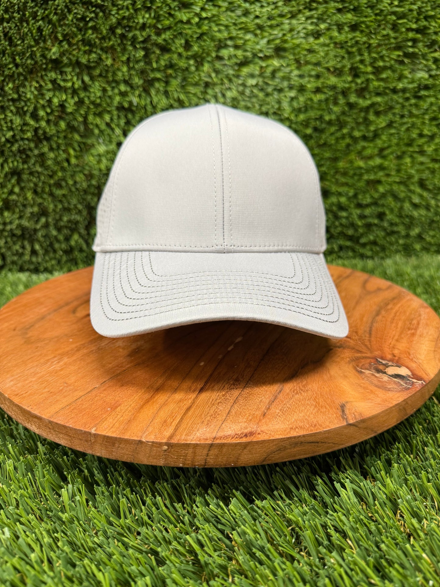 Blank Gray Water Resistant Performance hat