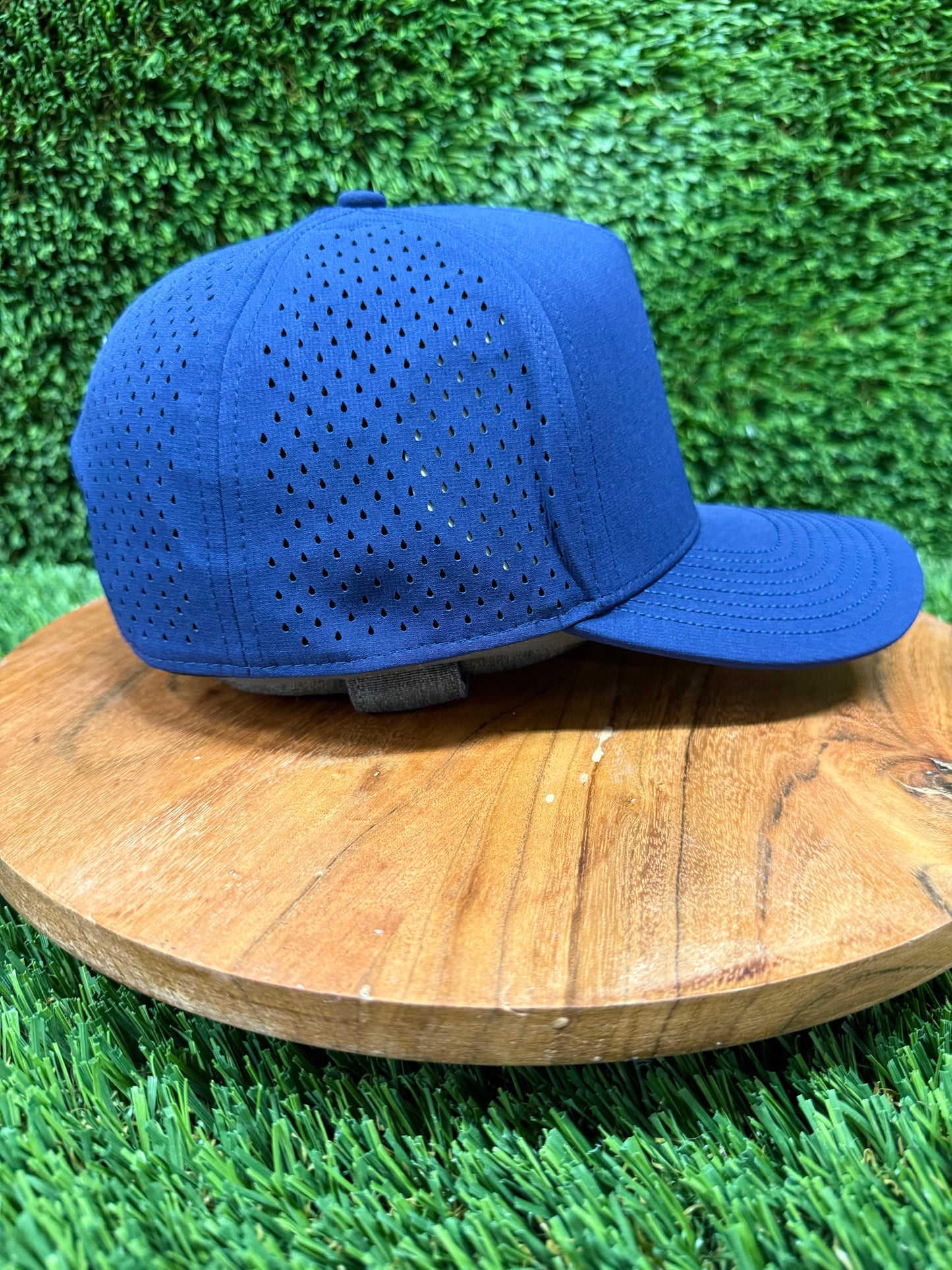 Blank Blue Water Resistant Performance hat