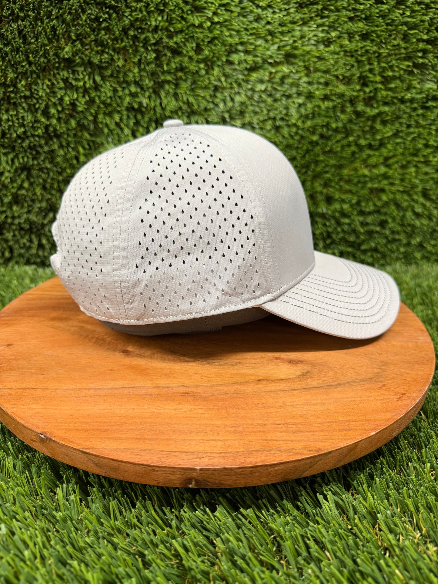 Blank Gray Water Resistant Performance hat